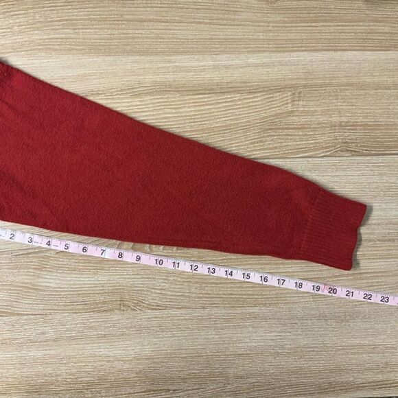 Croft & Barrow Red & White Patterned Crewneck Sweater Size XXLarge - Picture 8 of 11